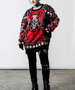 Killstar Festive AF Sweater Ladies