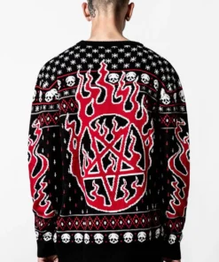 Killstar Festive AF Sweater Ladies 17 Killstar Festive AF Sweater Ladies