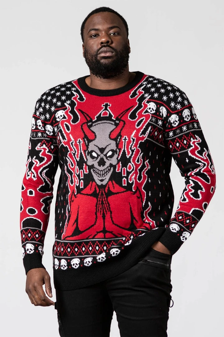 Killstar Festive AF Sweater Ladies 6 Killstar Festive AF Sweater Ladies
