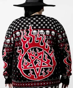 Killstar Festive AF Sweater Ladies 18 Killstar Festive AF Sweater Ladies
