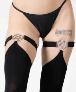 Killstar Fiendish Stockings Accessories 9 Killstar Fiendish Stockings Accessories