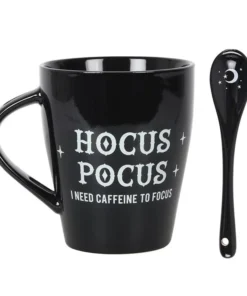 Homeware Gothic Gifts Hocus Pocus Mug And Spoon Set 9 Homeware Gothic Gifts Hocus Pocus Mug And Spoon Set