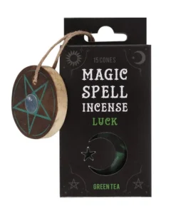 Gothic Gifts Green Tea 'Luck' Spell Incense Cones Homeware