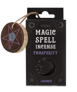 Gothic Gifts Lavender 'Prosperity' Spell Incense Cones Homeware