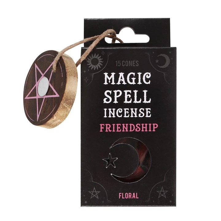 Gothic Gifts Floral 'Friendship' Spell Incense Cones 3 Gothic Gifts Floral 'Friendship' Spell Incense Cones