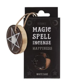 Gothic Gifts White Sage 'Happiness' Spell Incense Cones Homeware