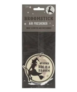Homeware Gothic Gifts Witches Broom Air Freshener