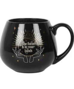 Gothic Gifts Black Fortune Teller Colour Changing Mug Homeware 8 Gothic Gifts Black Fortune Teller Colour Changing Mug Homeware