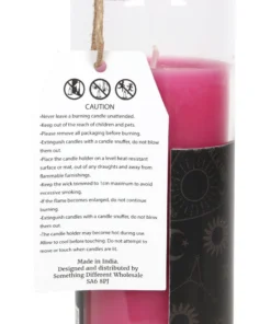New Arrivals Gothic Gifts Floral 'Friendship' Spell Tube Candle