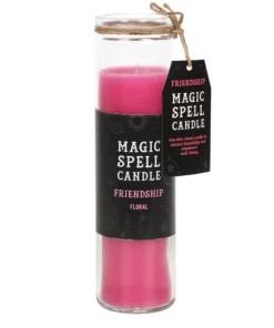New Arrivals Gothic Gifts Floral 'Friendship' Spell Tube Candle