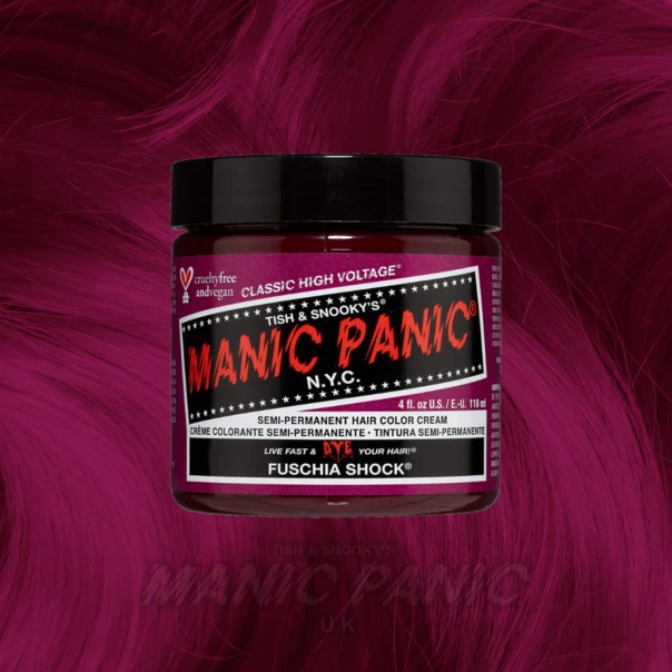 Hair Dye Manic Panic Classic Cream Hair Colour - Fuschia Shock 3 Hair Dye Manic Panic Classic Cream Hair Colour - Fuschia Shock