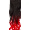 Gothic Attitude (Black/Red) Curly Two Tone 18" Hair Extensions New Arrivals