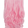 Gothic Attitude Rose Quartz Curly 20" Weft Hair Extensions 2 Gothic Attitude Rose Quartz Curly 20" Weft Hair Extensions