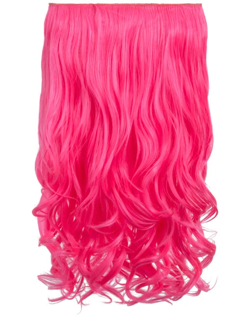 Gothic Attitude Carnation Pink Curly 20" Weft Hair Extensions New Arrivals 3 Gothic Attitude Carnation Pink Curly 20" Weft Hair Extensions New Arrivals