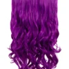 Gothic Attitude New Arrivals Violet Curly 20" Weft Hair Extensions