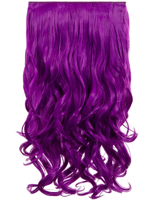 Gothic Attitude New Arrivals Violet Curly 20" Weft Hair Extensions 3 Gothic Attitude New Arrivals Violet Curly 20" Weft Hair Extensions
