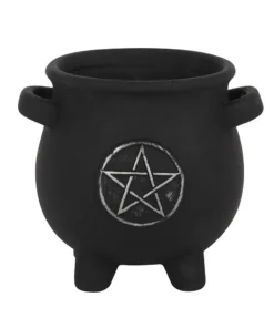 Gothic Gifts Pentacle Cauldron Plant Pot Homeware