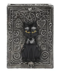 Homeware Gothic Gifts Black Cat Storage Box