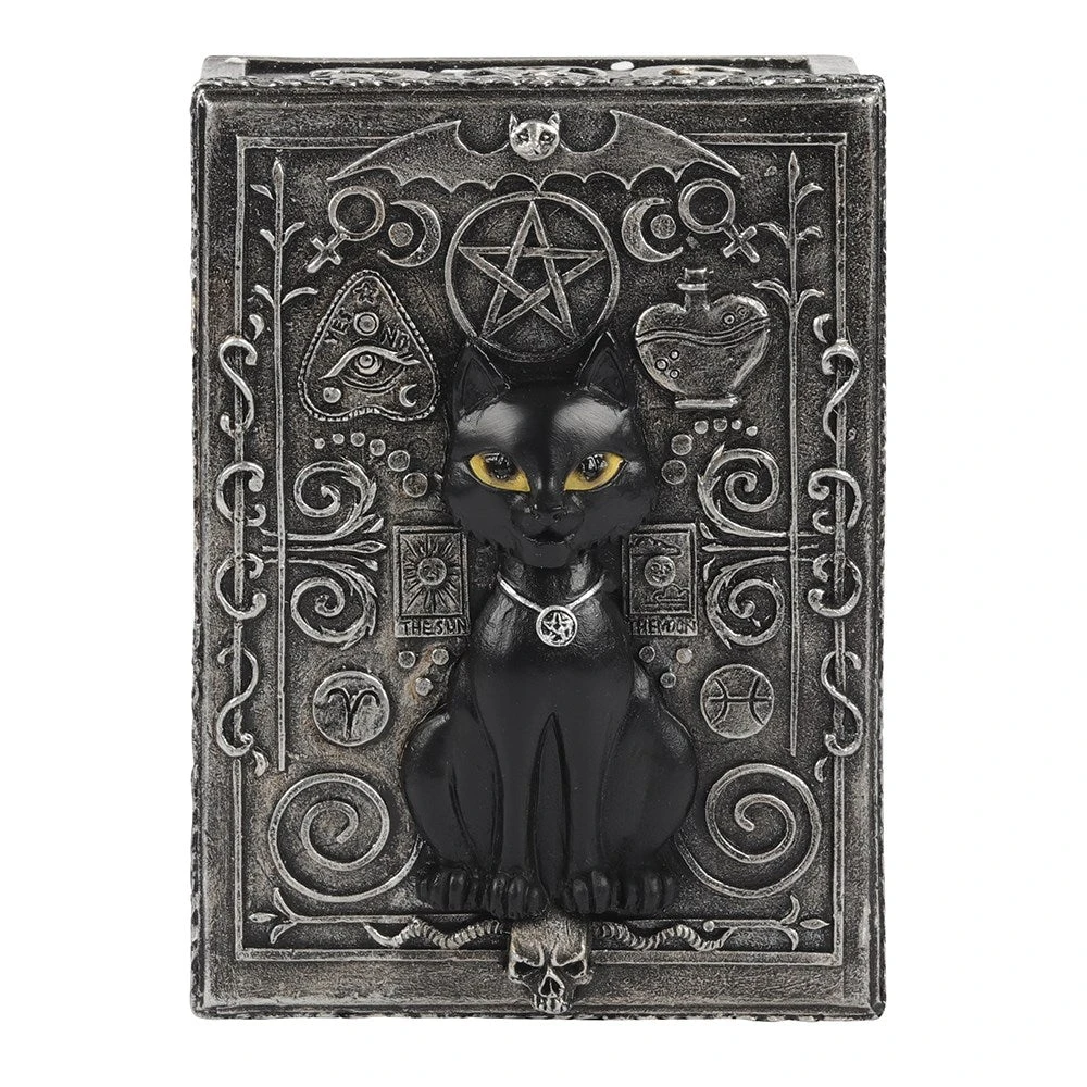 Homeware Gothic Gifts Black Cat Storage Box 3 Homeware Gothic Gifts Black Cat Storage Box