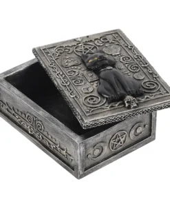 Homeware Gothic Gifts Black Cat Storage Box