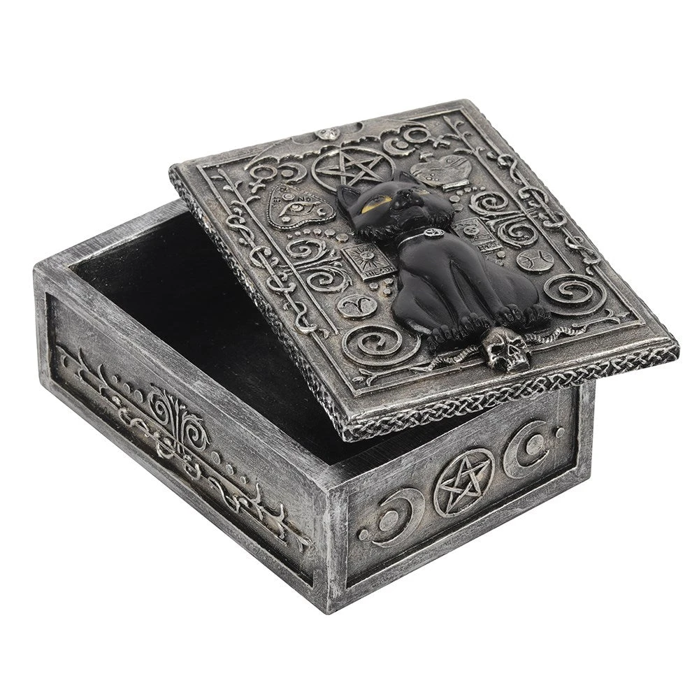 Homeware Gothic Gifts Black Cat Storage Box 4 Homeware Gothic Gifts Black Cat Storage Box
