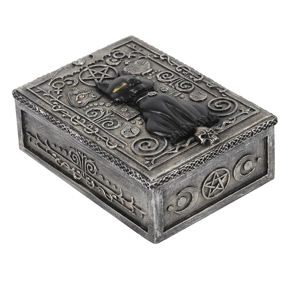 Homeware Gothic Gifts Black Cat Storage Box 5 Homeware Gothic Gifts Black Cat Storage Box