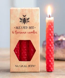 Gothic Gifts Red Beeswax Love Spell Candles Homeware