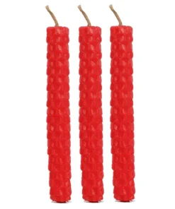 Gothic Gifts Red Beeswax Love Spell Candles Homeware