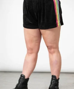 Killstar Groovy Velour Shorts