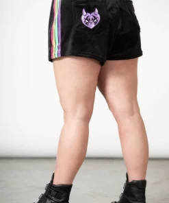 Killstar Groovy Velour Shorts