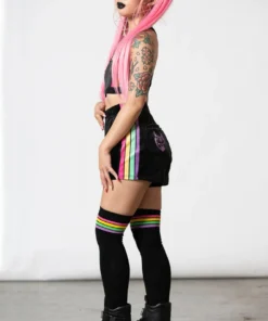 Killstar Groovy Velour Shorts