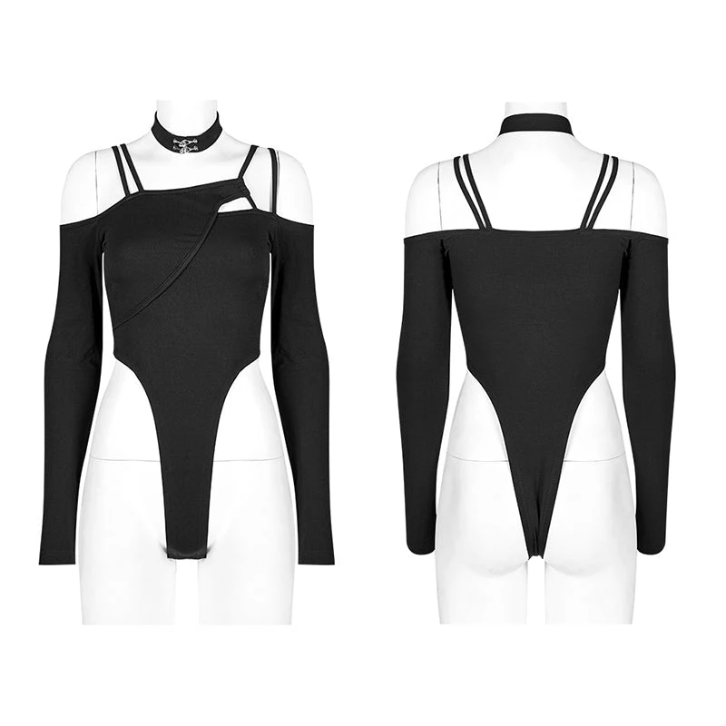 Punk Rave Flora Asymmetric Bodysuit 10 Punk Rave Flora Asymmetric Bodysuit