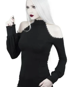 Killstar Kassandra Cold Shoulder Top