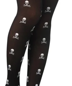 Gothic Attitude Skull & Crossbones Stockings Accessories