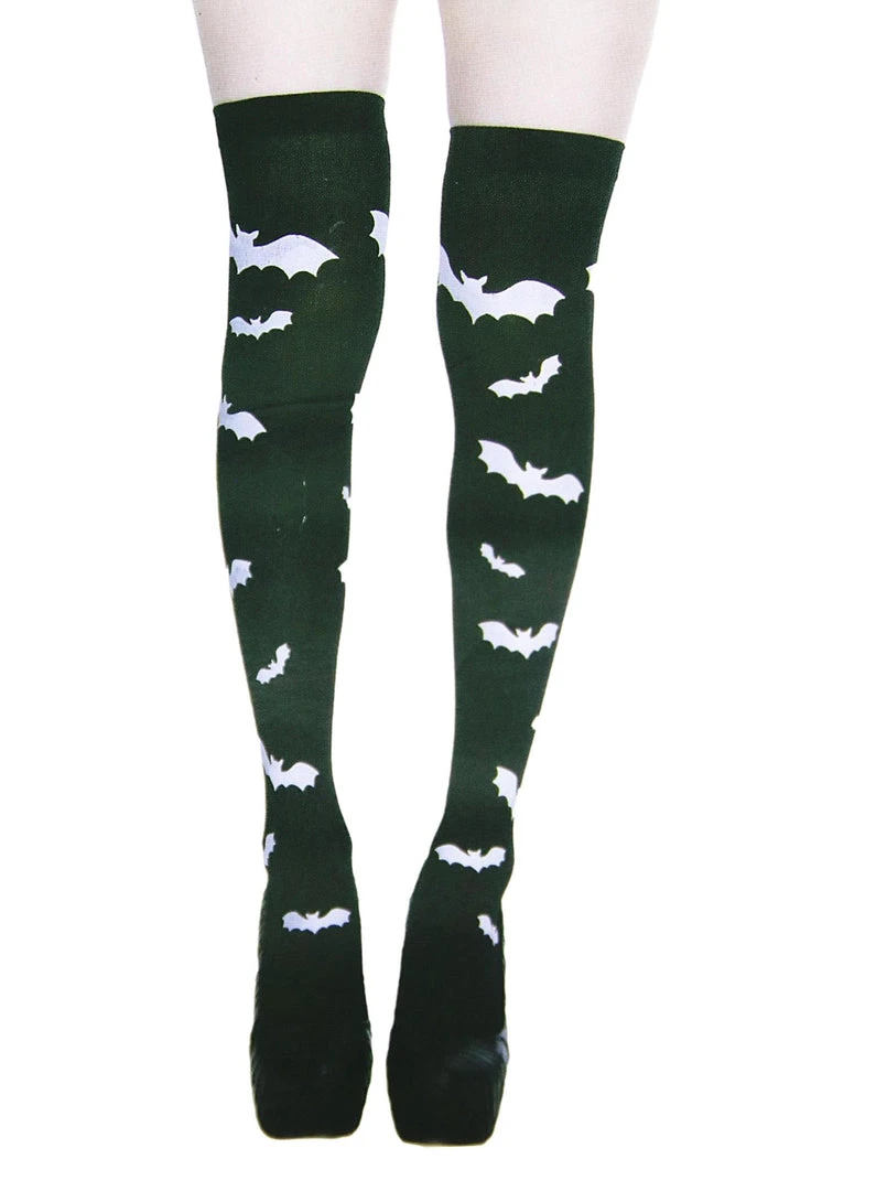 Accessories Gothic Attitude Bat Stockings 3 Accessories Gothic Attitude Bat Stockings
