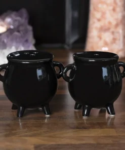 Gothic Gifts Cauldron Salt And Pepper Pots