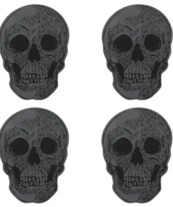 Gothic Gifts Set Of 4 Skull Coasters Homeware