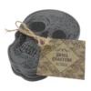 Gothic Gifts Set Of 4 Skull Coasters Homeware