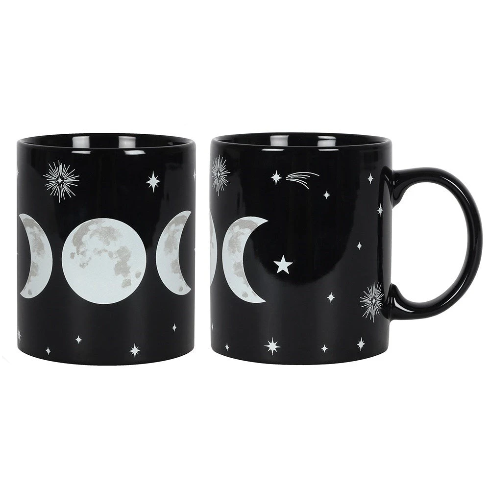 Homeware Gothic Gifts Triple Moon Mug 3 Homeware Gothic Gifts Triple Moon Mug