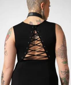 Killstar Lawless Lace Up Dress New Arrivals