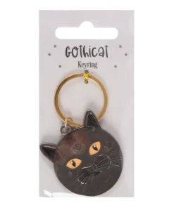 Homeware Gothic Gifts Gothicat Keyring