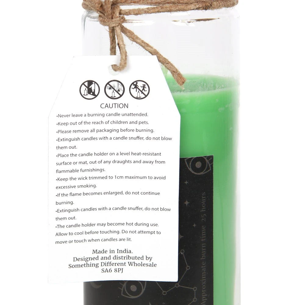 New Arrivals Gothic Gifts Green Tea 'Luck' Spell Tube Candle 4 New Arrivals Gothic Gifts Green Tea 'Luck' Spell Tube Candle