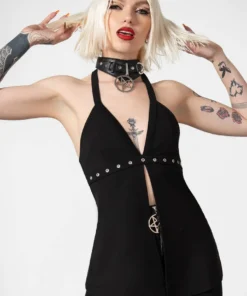 New Arrivals Killstar Hardcore Halter Top