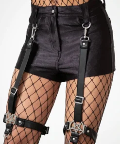 Killstar Hardliner Garter Shorts Ladies