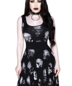 Killstar Heads Rollin' Skater Dress