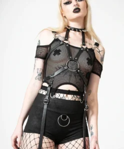 Killstar Heavy Metal Body Harness Plus Sizes