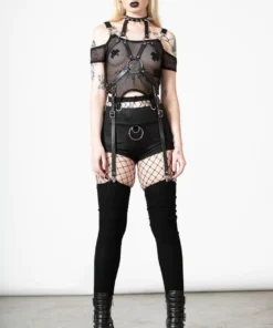 Killstar Heavy Metal Body Harness Plus Sizes