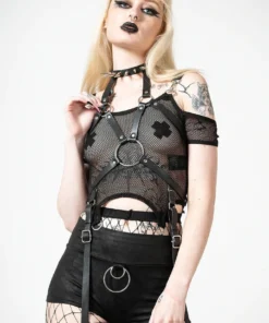 Killstar Heavy Metal Body Harness Plus Sizes