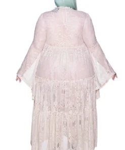 Killstar Hecate Lace Maxi Dress Ivory Ladies