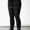 Ladies Killstar Hellbound Goth Sports Leggings 1 Ladies Killstar Hellbound Goth Sports Leggings